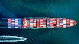 containership background